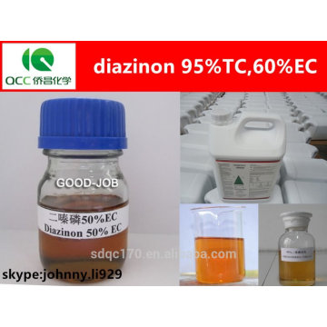 Diazinon 60% EC Insecticide, diazinon 95% tc, cas: 2921-88-2-lq